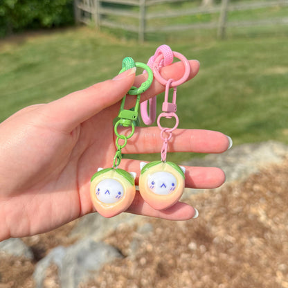 Peachy Kitty Charm